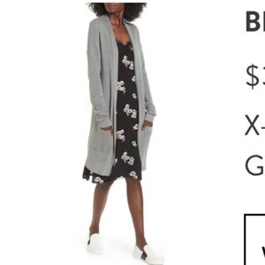 Grey long cardigan from Nordstrom